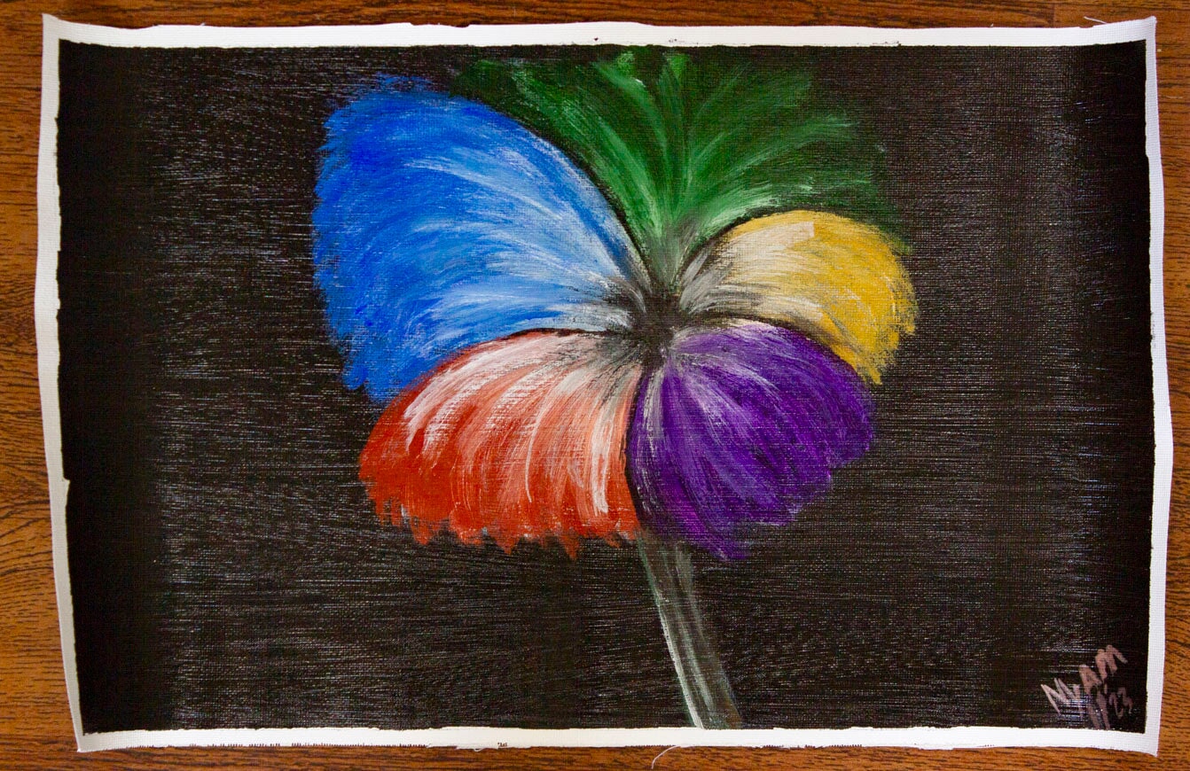 "The Beauty of Self" Original Prison Art fine prison art original art Myram Mitchell