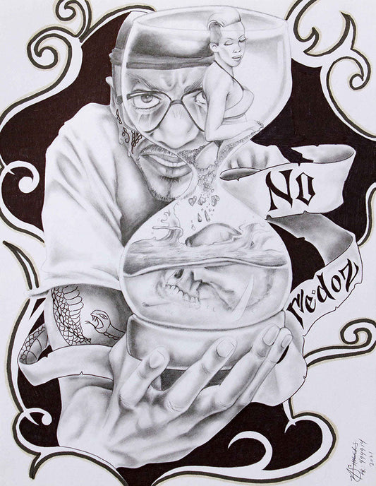 "No redoz" - Nicholas Showers-Glover prison art original art Nicholas Showers-Glover 
