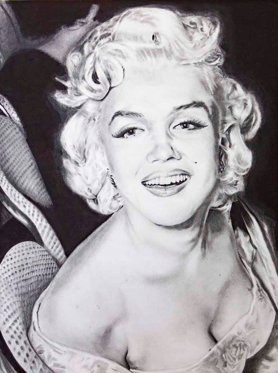 "Marilyn" prison art original art Arnold Hernandez
