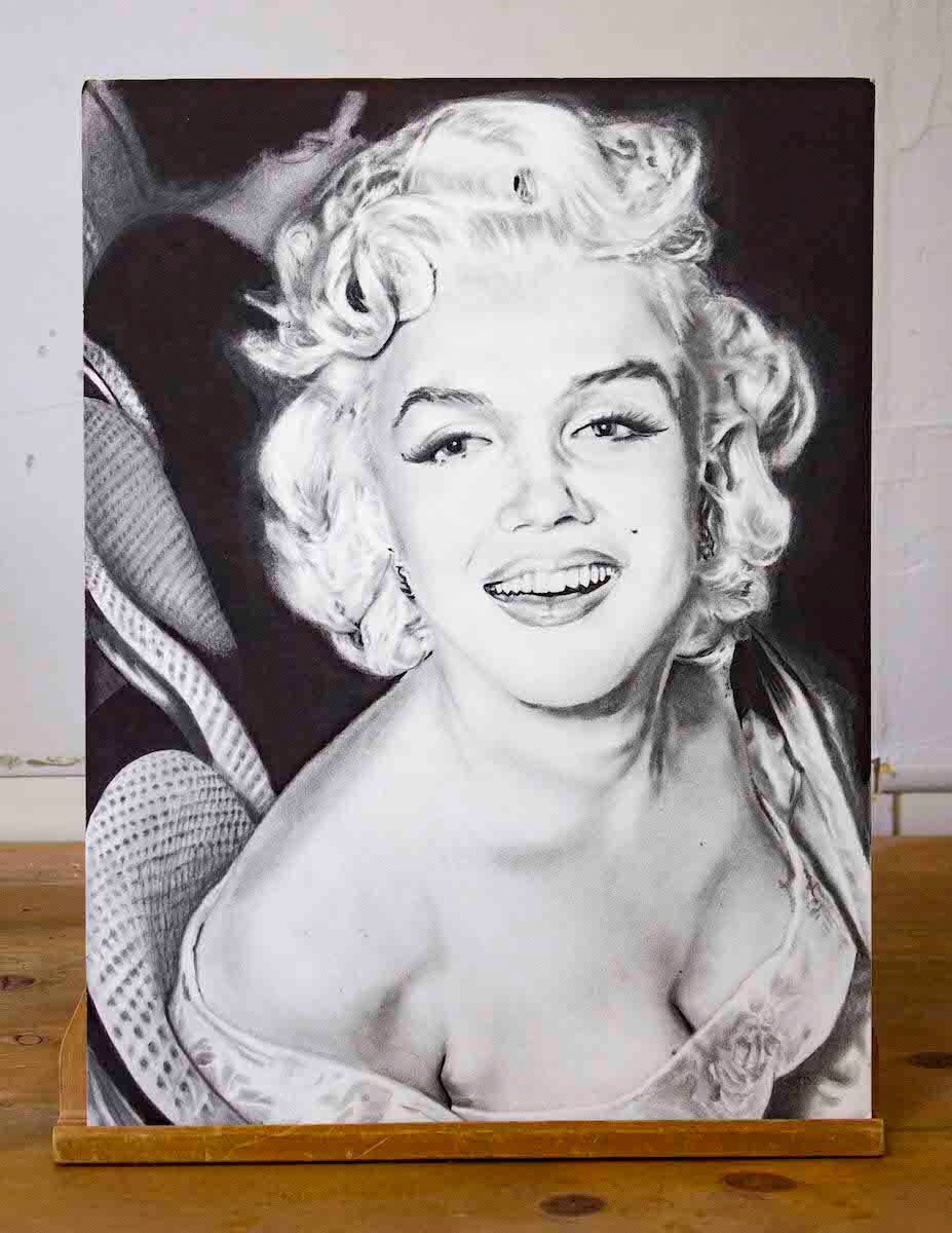 "Marilyn" prison art original art Arnold Hernandez