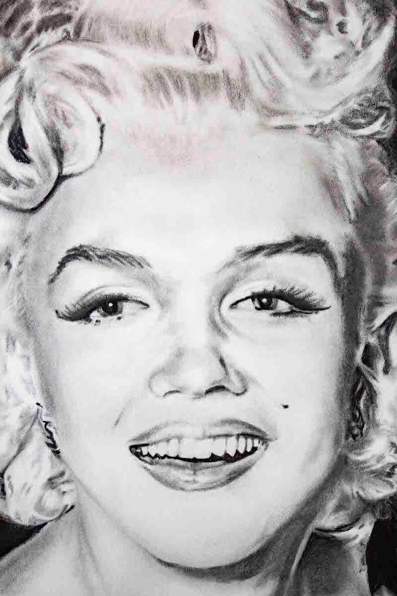 "Marilyn" prison art original art Arnold Hernandez