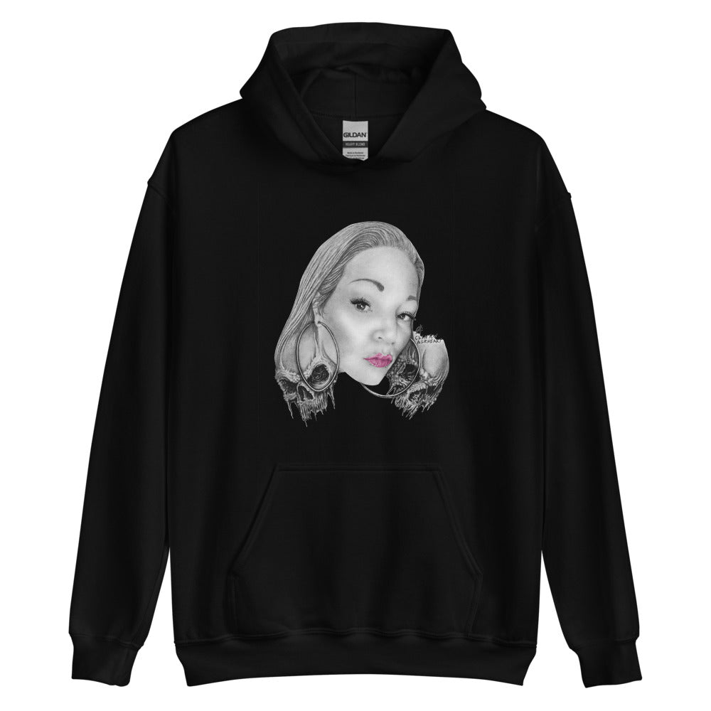 "Send me an angel" prison art Print on Demand Clinton Airheart Hoodie Small