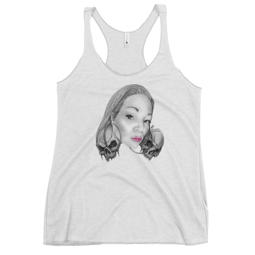 "Send me an angel" prison art Print on Demand Clinton Airheart Tank Top Small