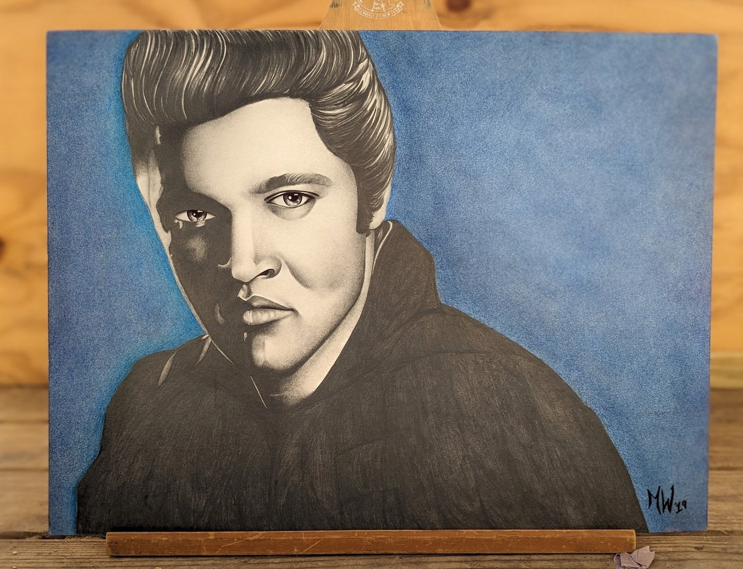 "Elvis" fine prison art original art Matthew Warren 