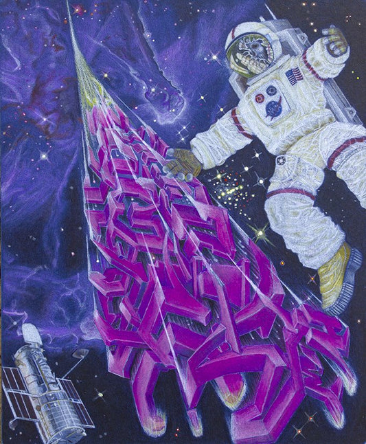 "Lost in space" - Justin Austin prison art original art Justin Austin 