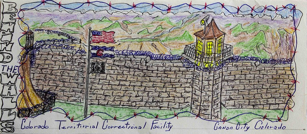 "Veterans behind bars #3" - Norman L. Mayes prison art original art Norman L. Mayes 