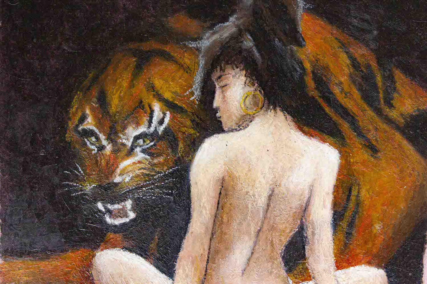 Tiger Lilly prison art original art Samuel Mullikin 
