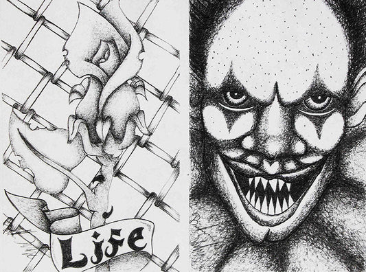 "Life" - Brandon Kleppe prison art original art Brandon Kleppe 