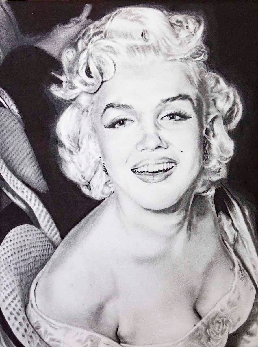 "Marilyn" prison art original art Arnold Hernandez 