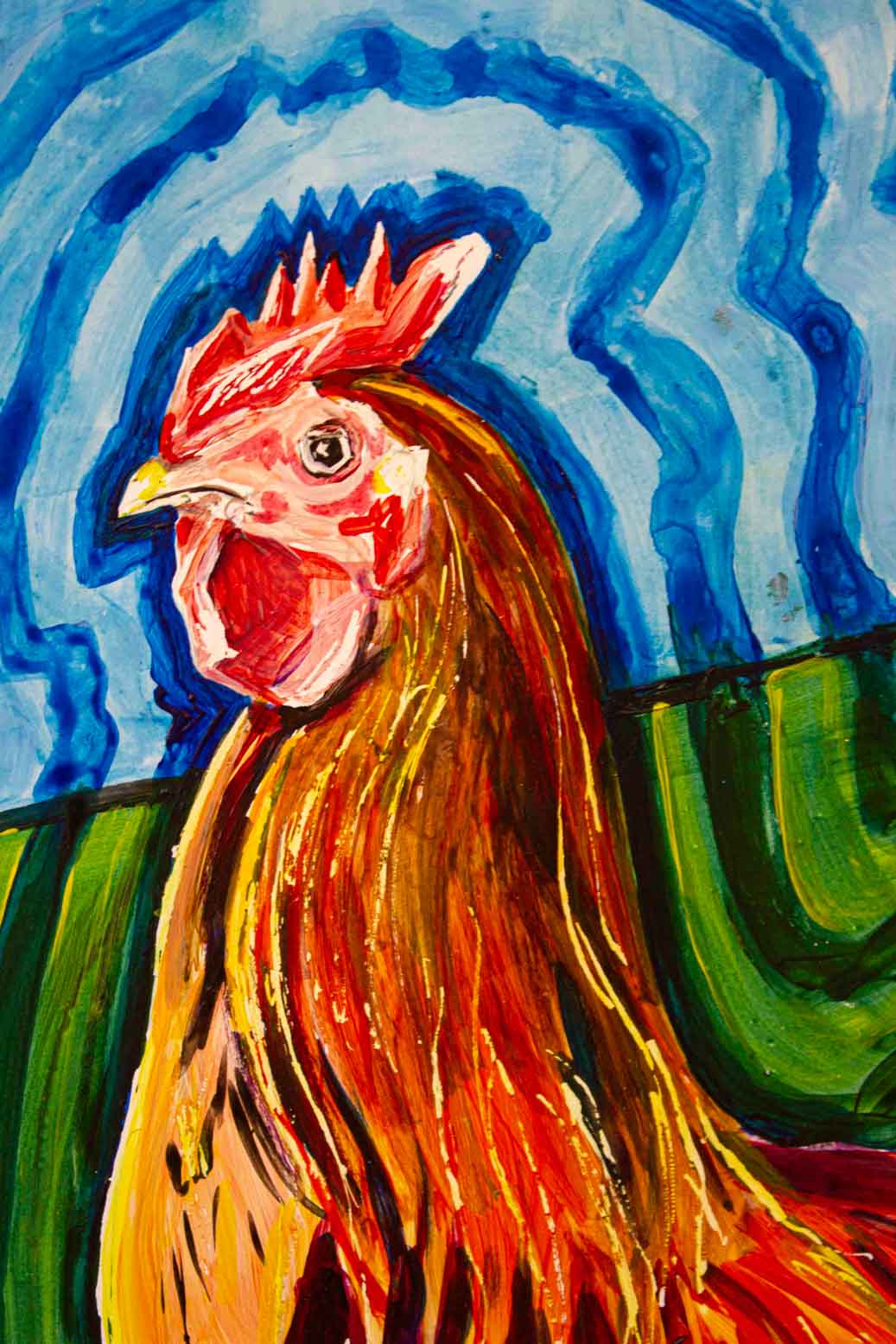 original-prison-art-colorful-rooster-brian-hindson