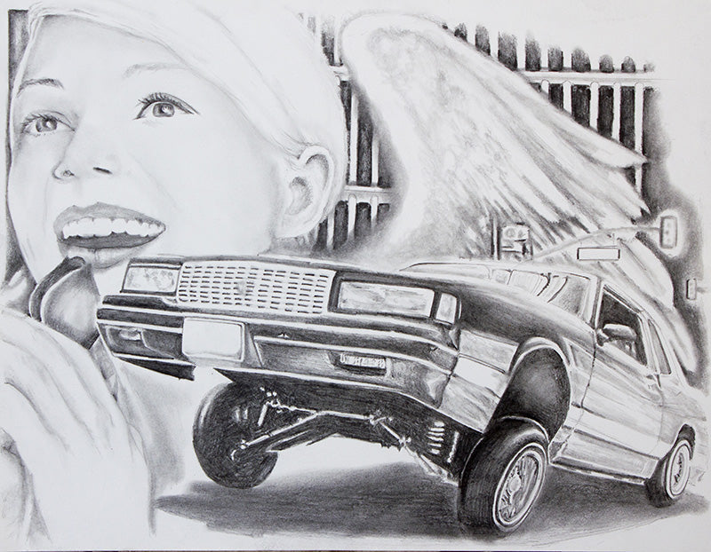 Lowe Rider Drawings Lowrider Arte Roses Drawings