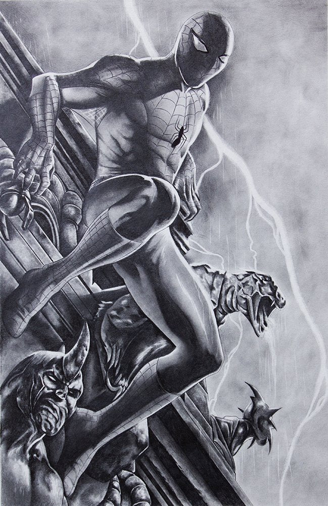 "Spiderman" - Jason Rivera prison art original art Jason Rivera 