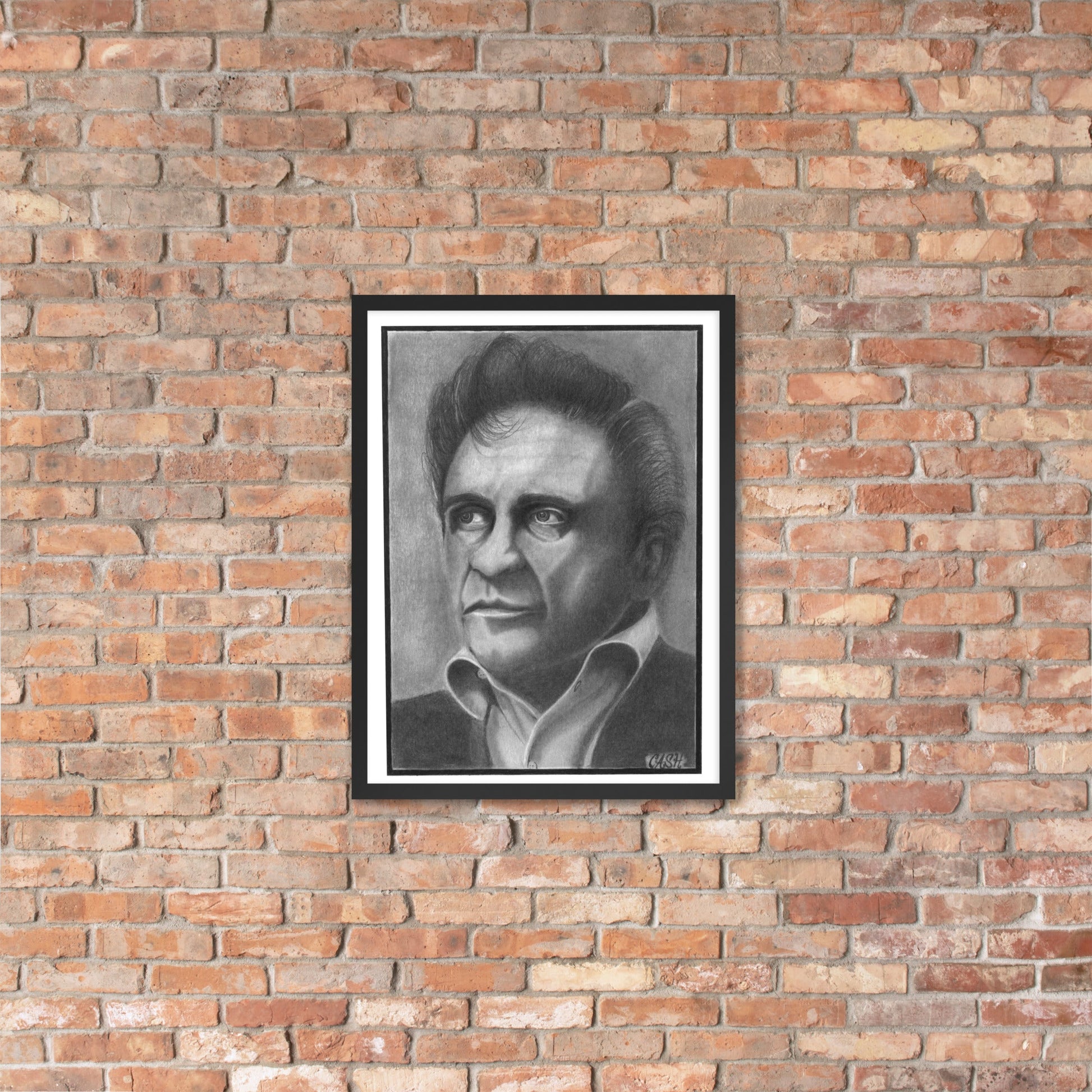 "Johnny Cash" prison art Posters, Prints, & Visual Artwork Christopher Sullivan 