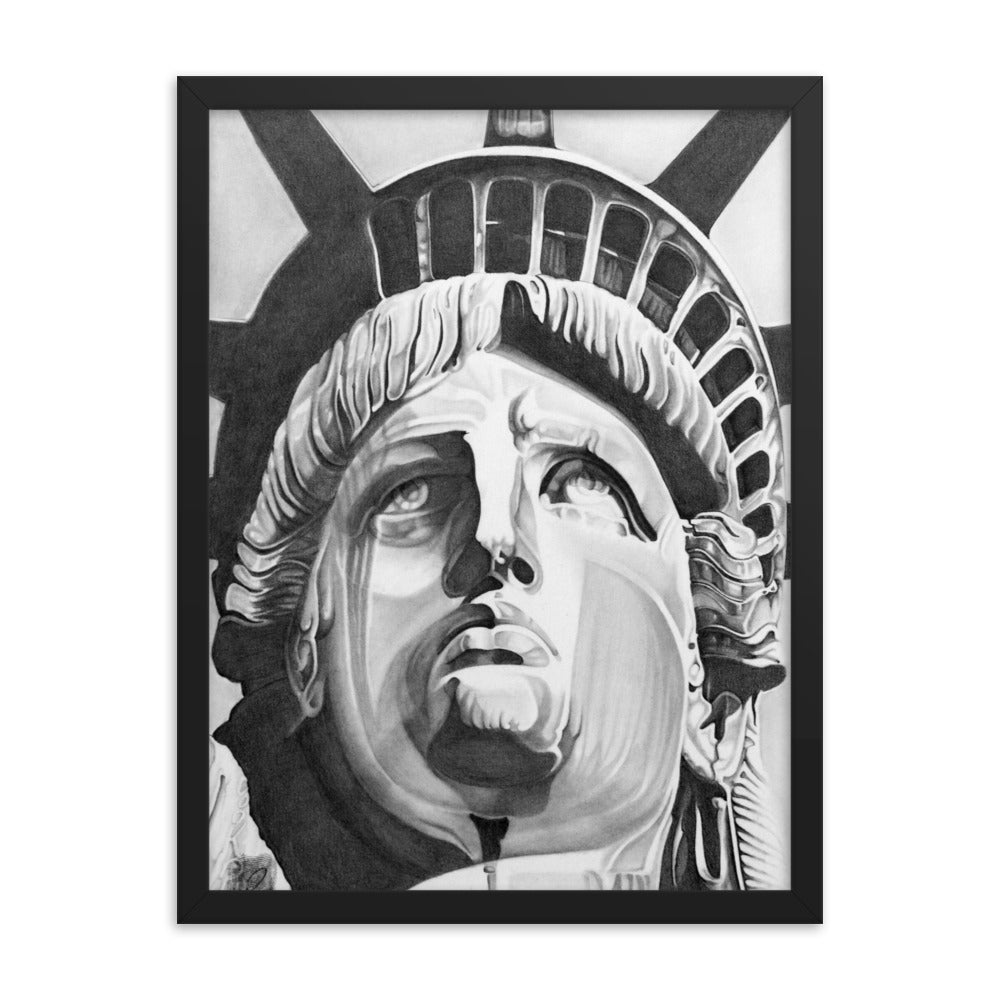 "Miss Liberty" prison art Print on Demand Corey Dean Wagner Print Medium