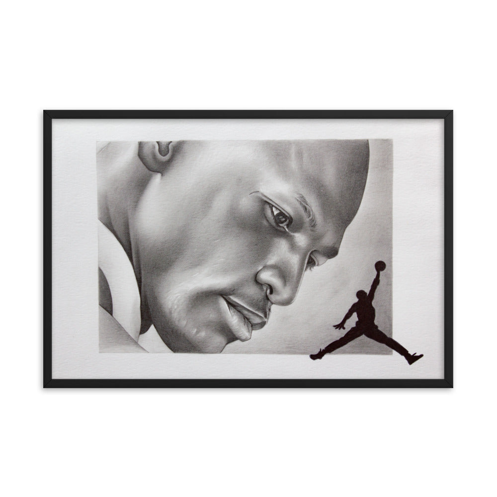 "Michael Jordan" prison art Print on Demand Jason Rivera Print Small