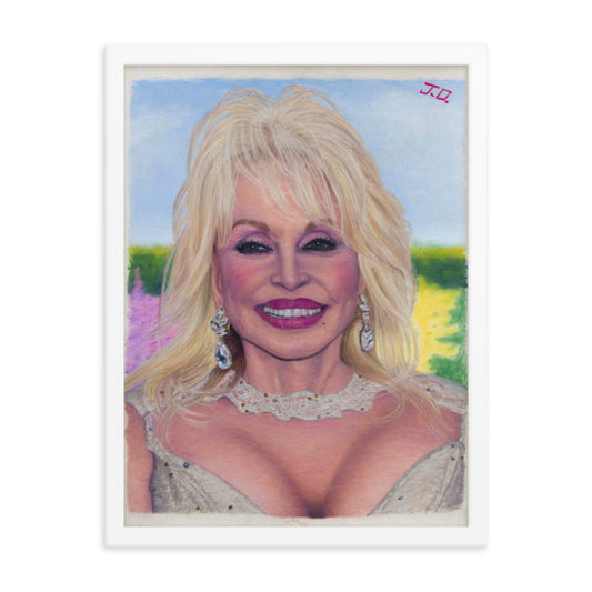 "Dolly Parton" prison art Print on Demand Joey Owens Framed Print Small