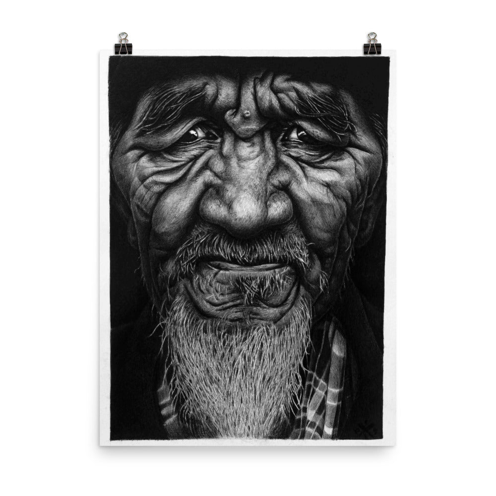 "Windows to the soul" prison art Print on Demand The Exile Print Small
