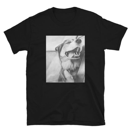 "Homebound" prison art Print on Demand Danny Reyna Short Sleeves T-Shirt Small
