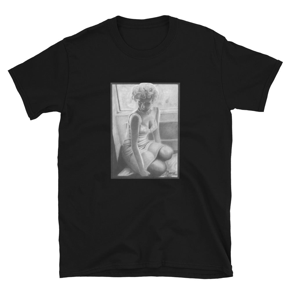 "Marylin Monroe" prison art Print on Demand Christopher Sullivan Short Sleeves T-Shirt Small