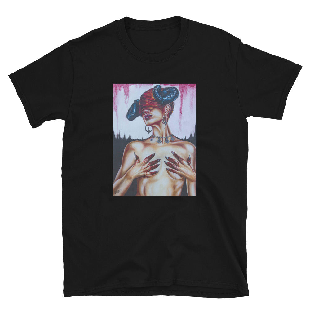 "1349" - Clifton Garrett Sherer prison art Print on Demand Clifton Garrett Sherer Short Sleeves T-Shirt Small