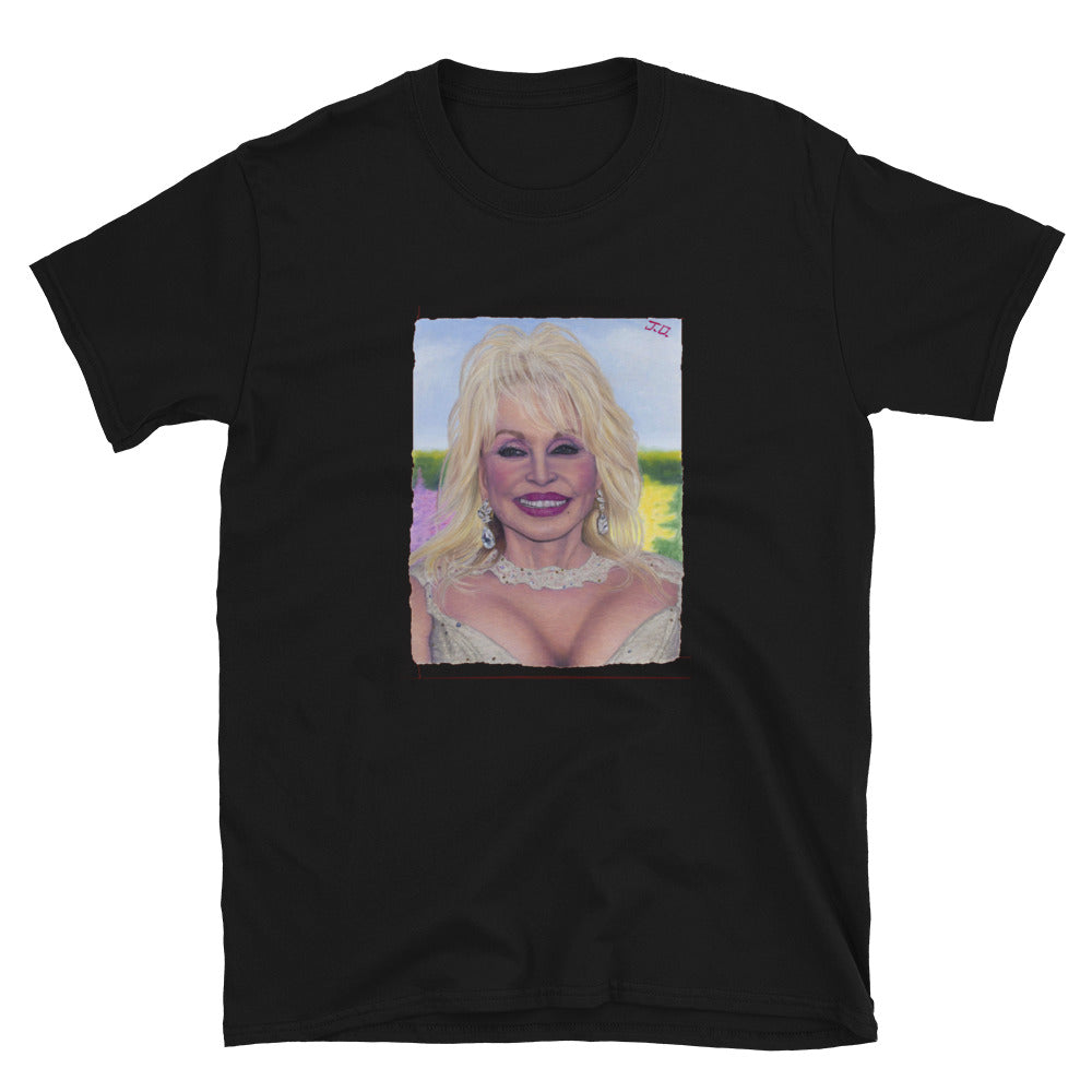 "Dolly Parton" prison art Print on Demand Joey Owens Short Sleeves T-Shirt Small