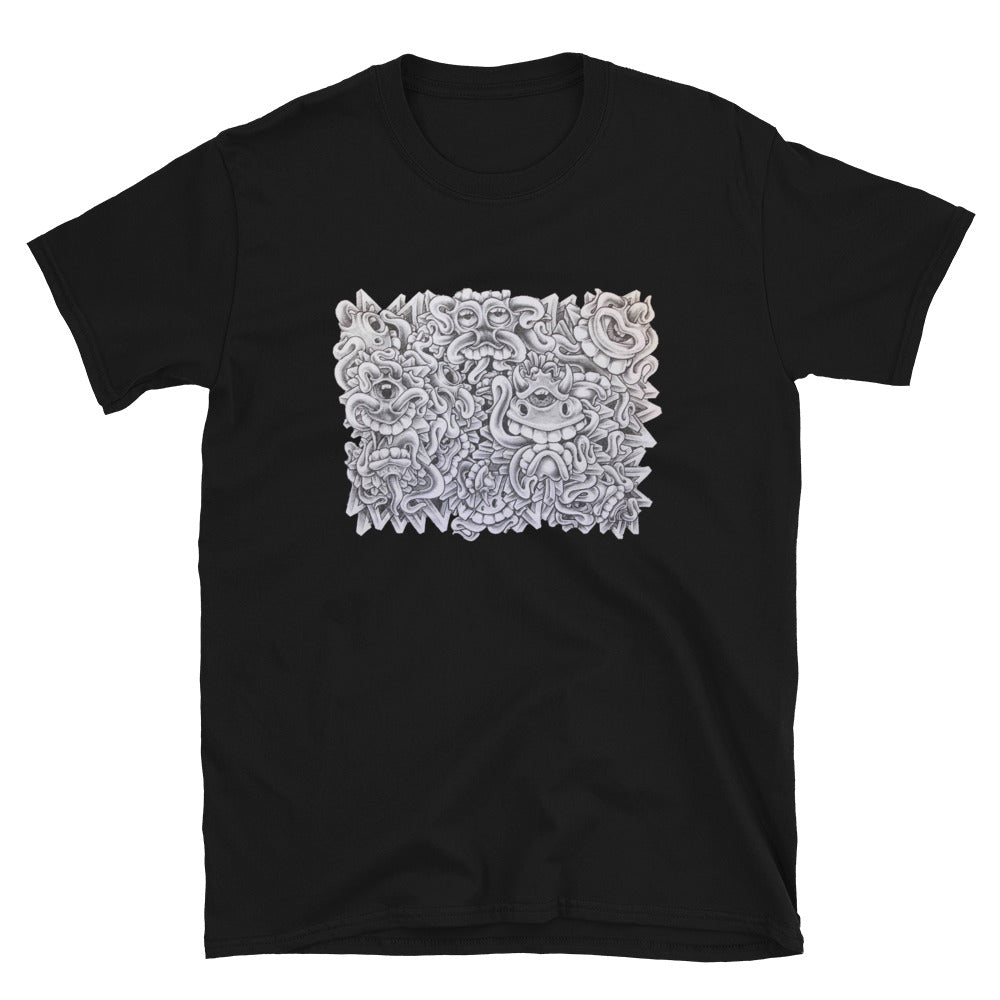 "Art is love #2" prison art Print on Demand Michael Samson Short Sleeves T-Shirt Small