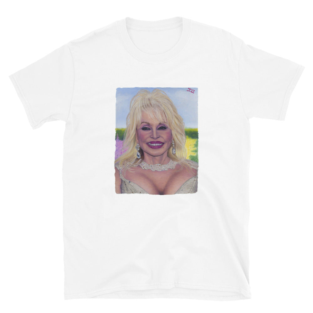 "Dolly Parton" prison art Print on Demand Joey Owens Short Sleeves T-Shirt Small