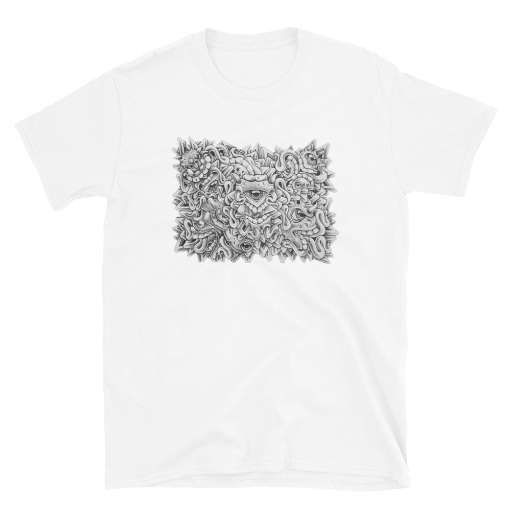 "Art is love #1" prison art Print on Demand Michael Samson Short Sleeves T-Shirt Small
