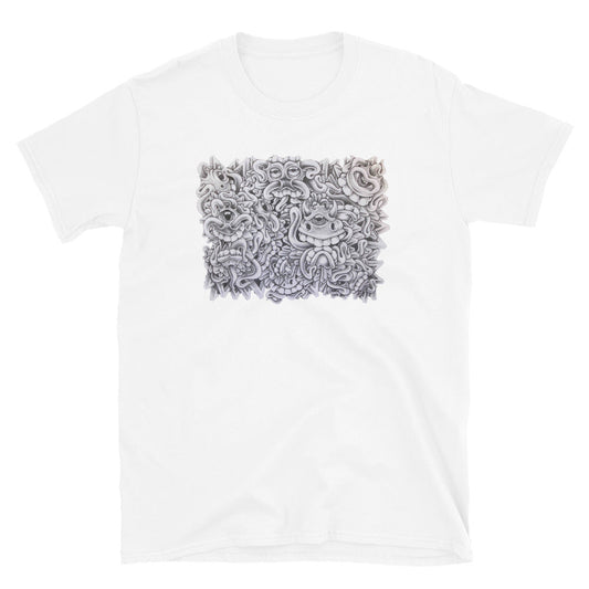 "Art is love #2" prison art Print on Demand Michael Samson Short Sleeves T-Shirt Small