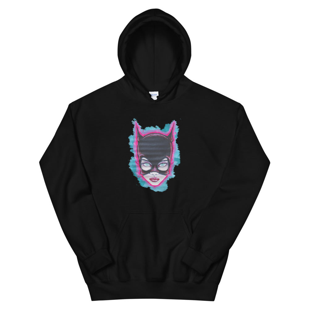 "Catwoman" prison art Print on Demand Michael Cannon Hoodie Small