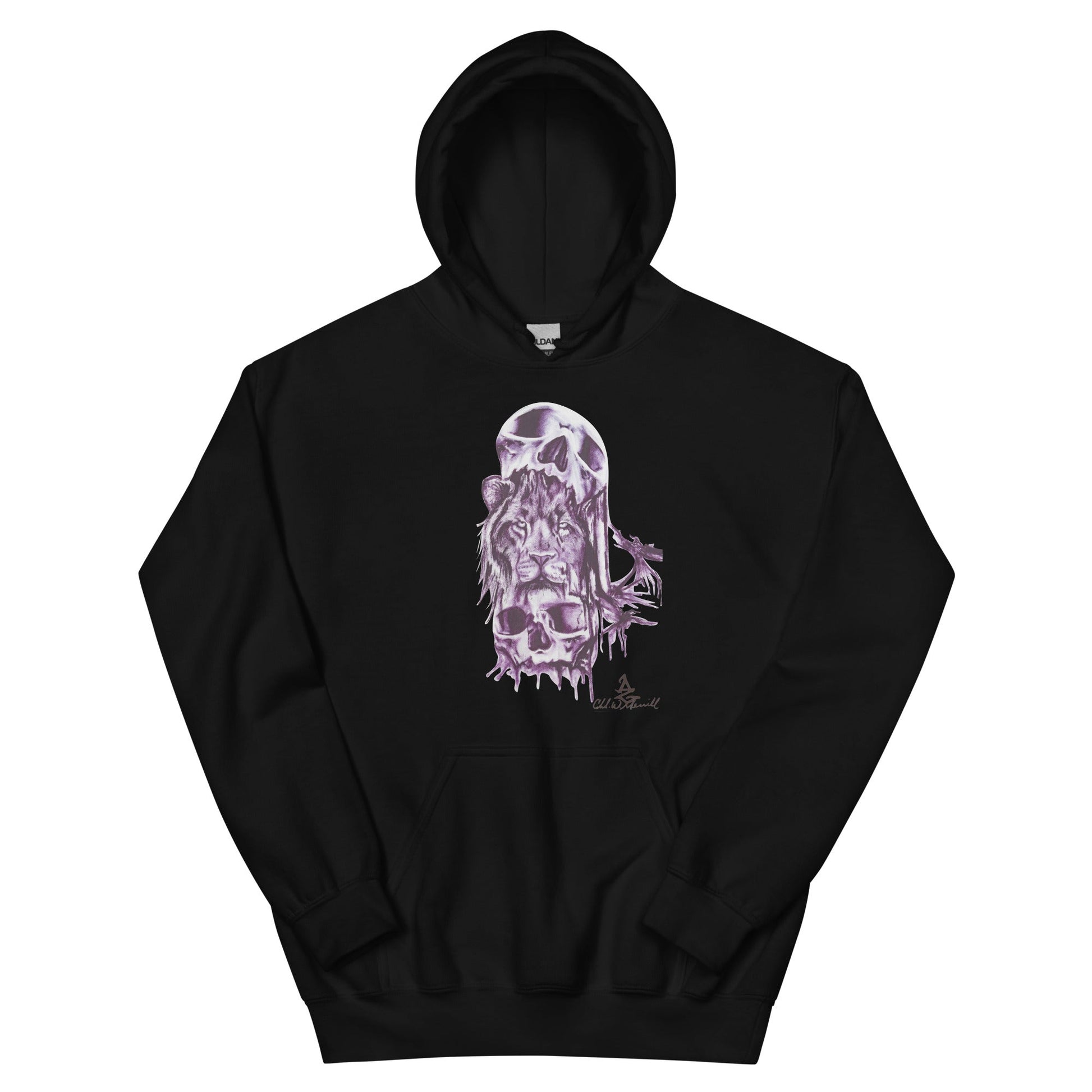 "King nothing" prison art Print on Demand Chad Merrill Hoodie Small
