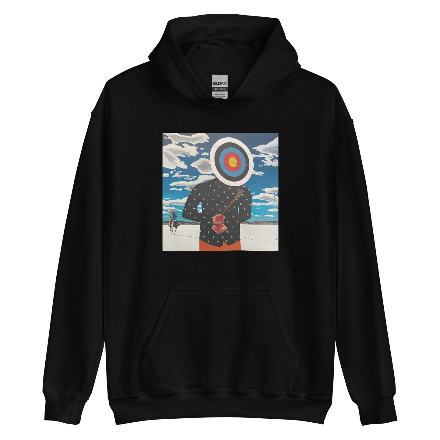 "Target Head" prison art Print on Demand Ryan Austin Lee Hoodie Small