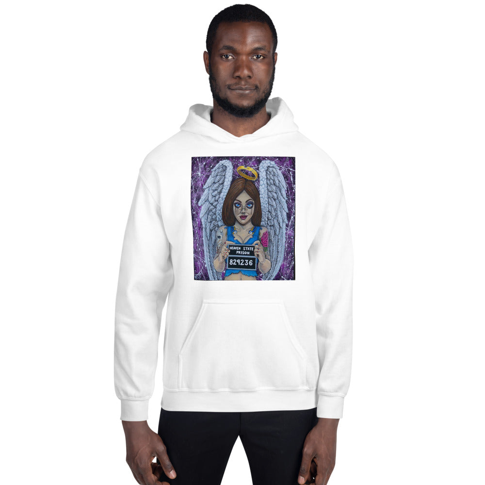 "Bad angel" prison art Print on Demand Charles Reed Walters Hoodie Small