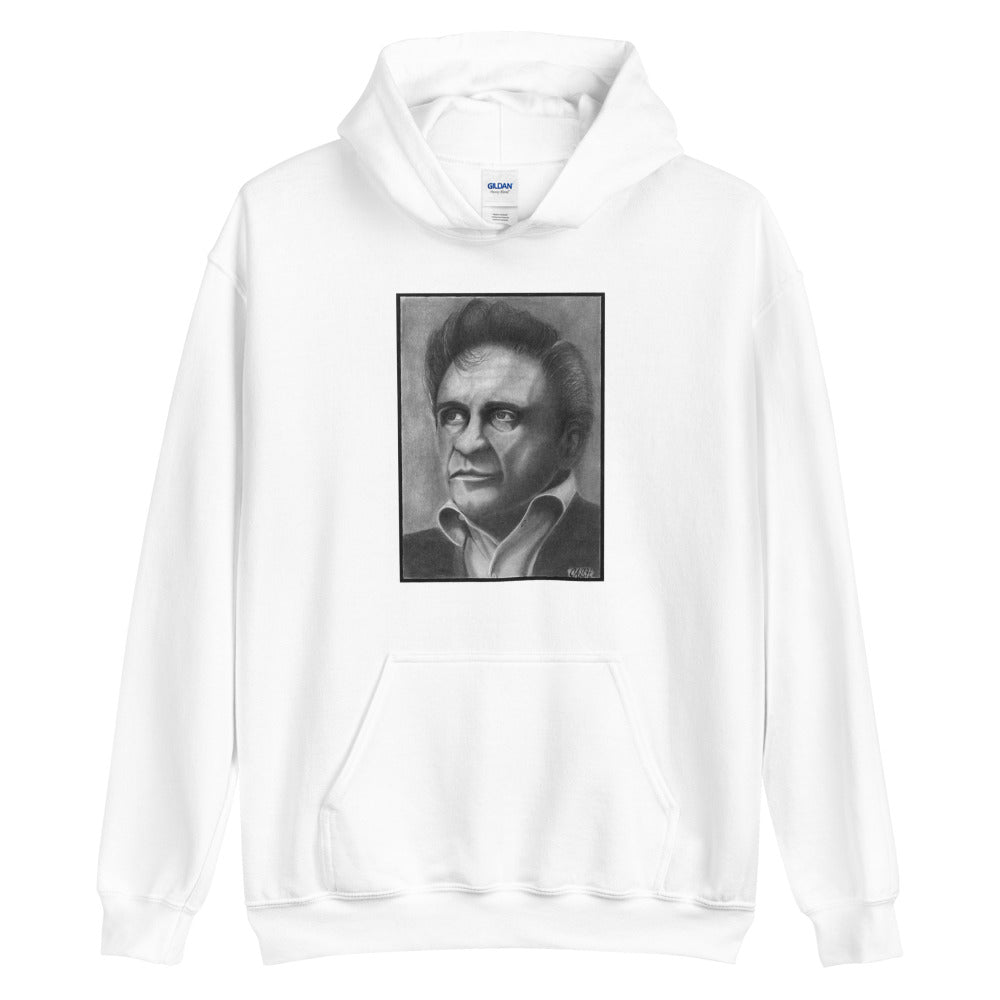 "Johnny Cash" prison art Print on Demand Christopher Sullivan Hoodie Small