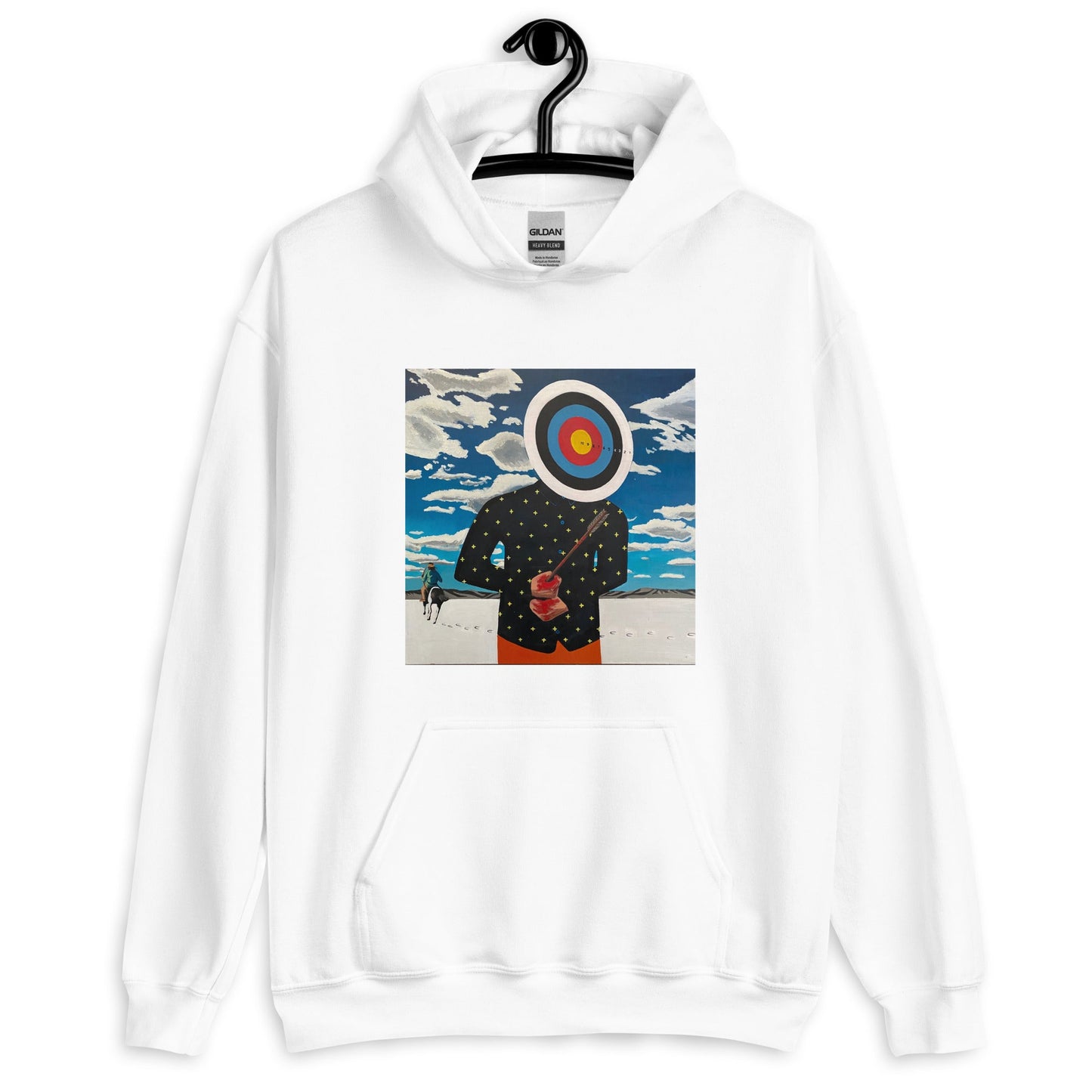 "Target Head" prison art Print on Demand Ryan Austin Lee Hoodie Small