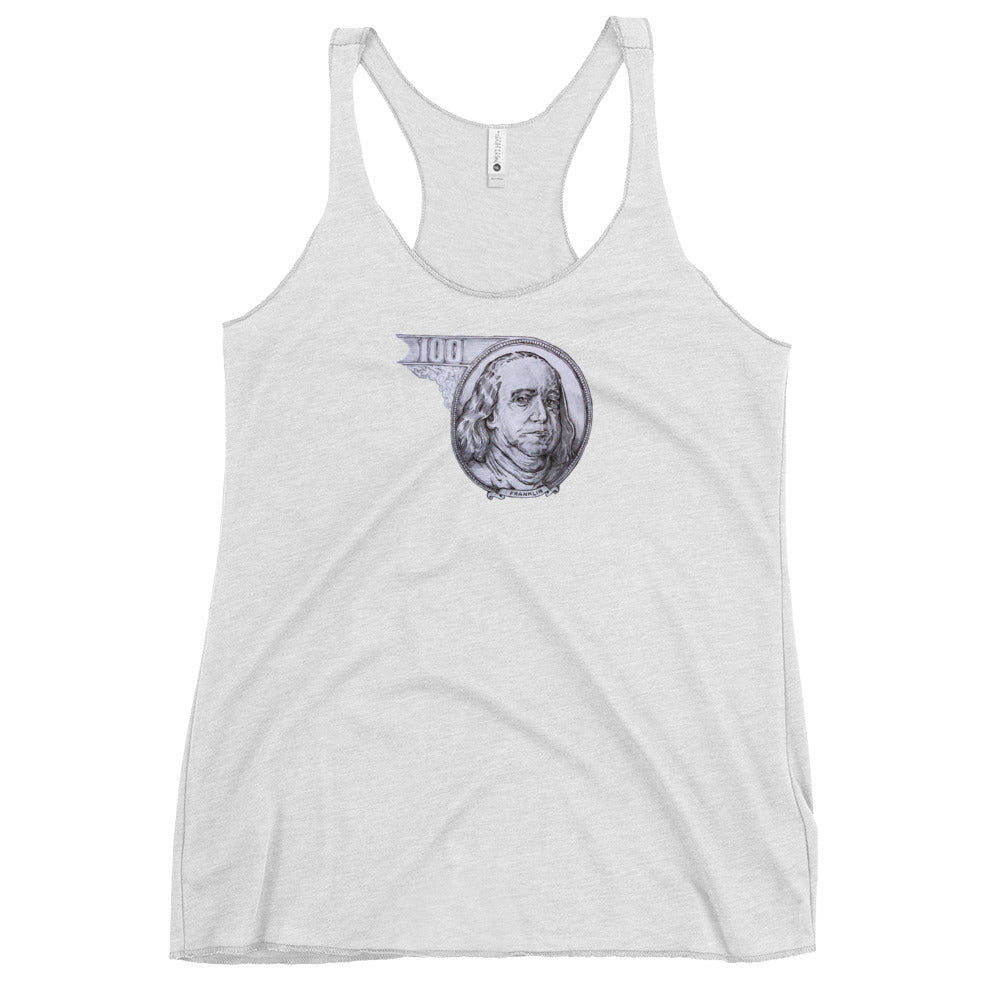 "Ben Franklin 100" prison art Print on Demand Skydance MacMahon Tank Top Small