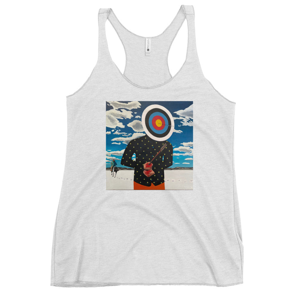 "Target Head" prison art Print on Demand Ryan Austin Lee Tank Top Small