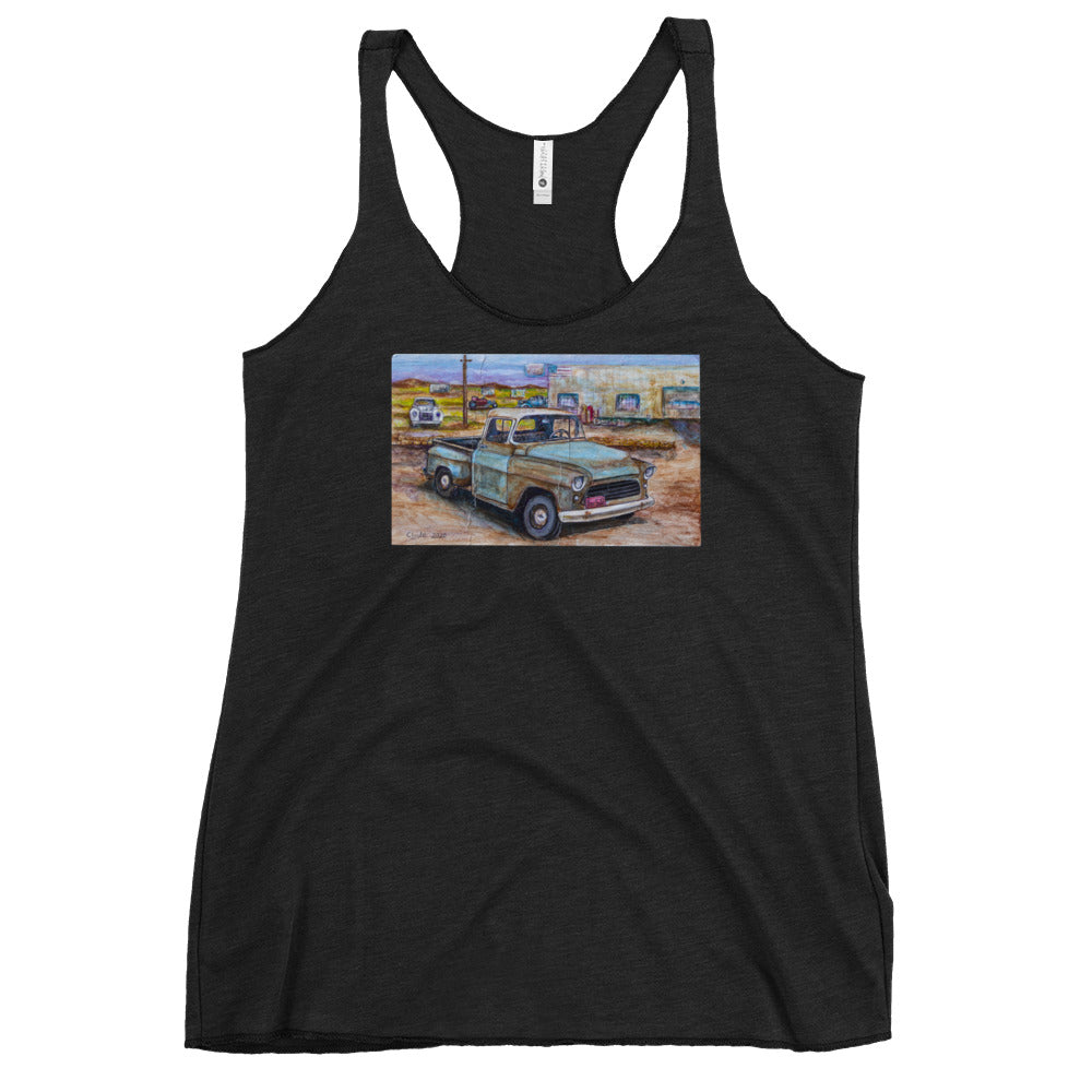 "Old truck" prison art Print on Demand Clyde S. Thompson Tank Top Small